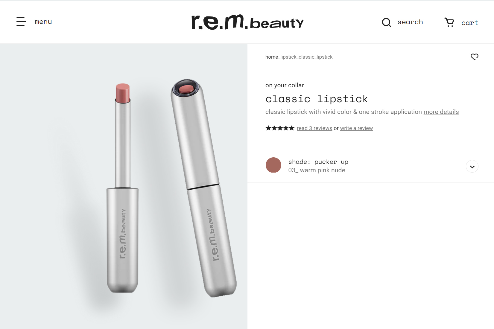 r.e.m. beauty classic lipstick - We Love it!